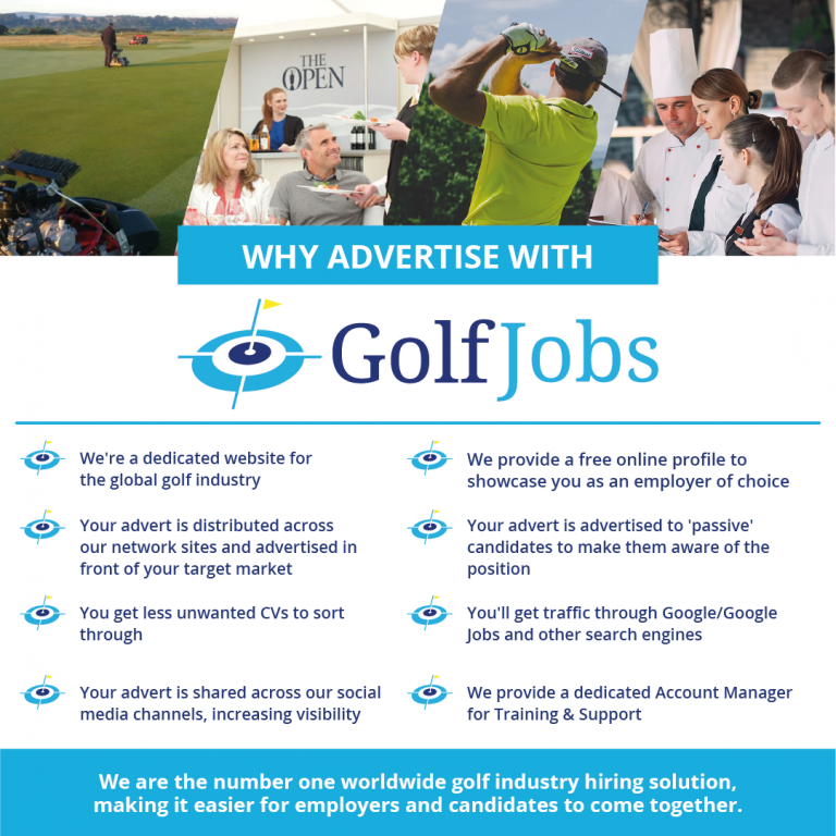 Job opportunities in the golf business